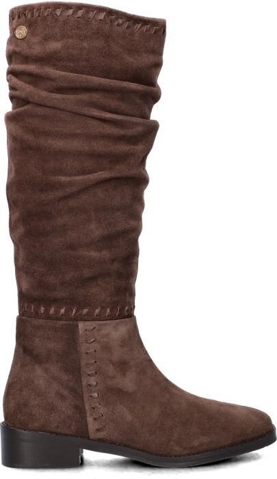 Fred de la Bretoniere FRIDO WEAVE High Boot Suede Dark Brown - Foto 4