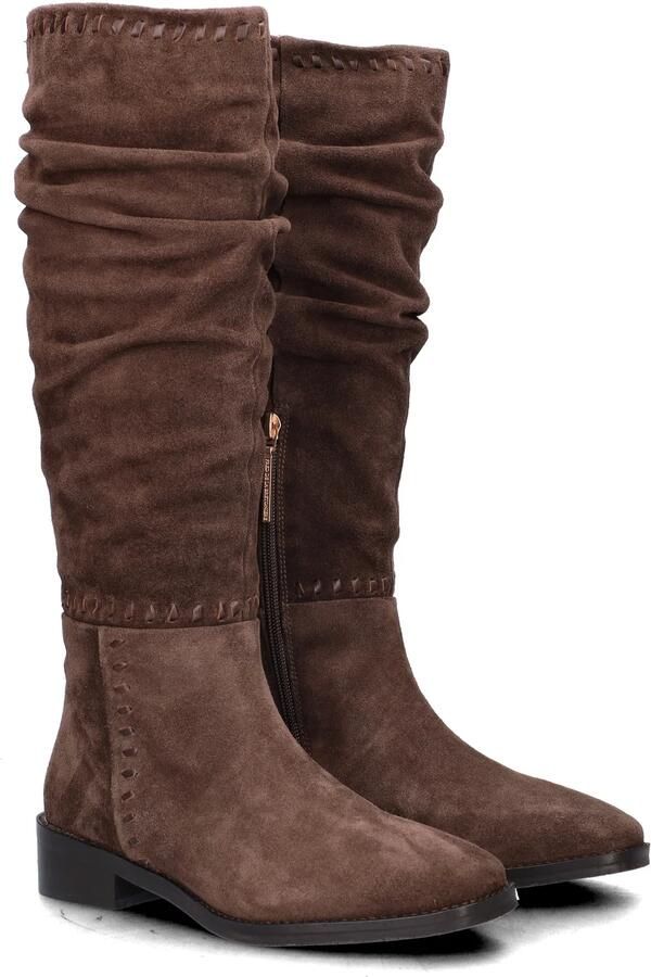 Fred de la Bretoniere FRIDO WEAVE High Boot Suede Dark Brown - Foto 5