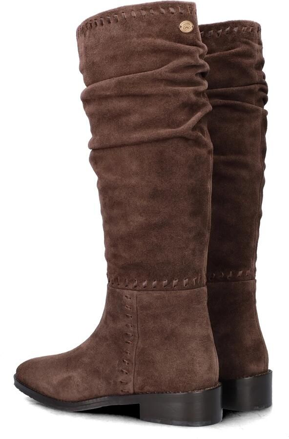Fred de la Bretoniere FRIDO WEAVE High Boot Suede Dark Brown - Foto 6