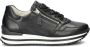 Gabor 528 Lage sneakers Leren Sneaker Dames Zwart - Thumbnail 4