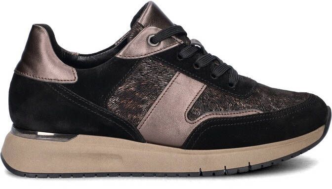 Gabor Comfort Optifit dames sneaker Zwart bruin