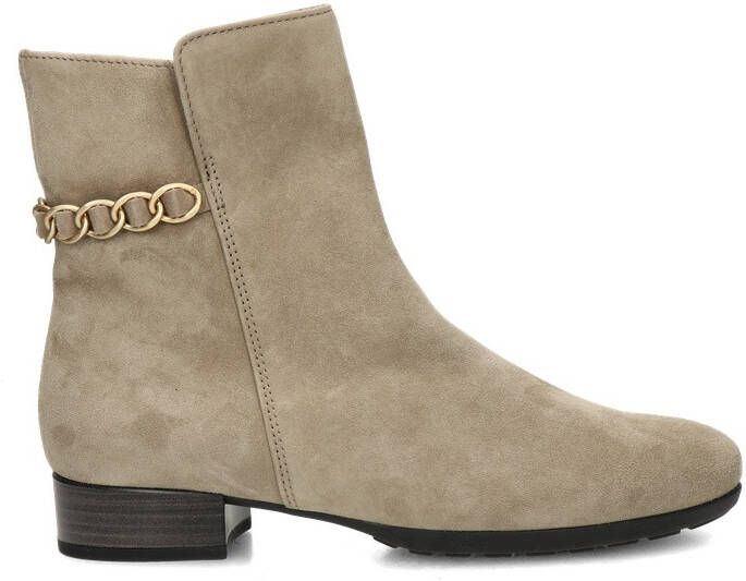 Gabor Velvet Sand Enkellaarzen Beige Dames - Foto 3