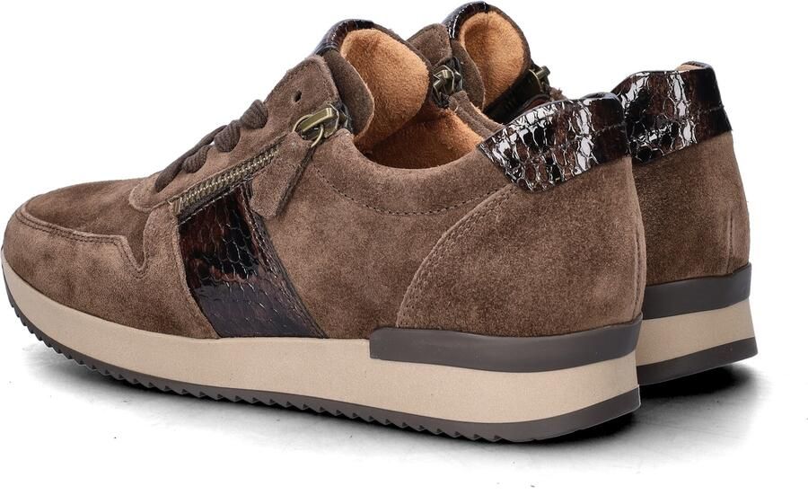 Gabor Lage sneakers Chunky zool 6019 Bruin Suède - Foto 5