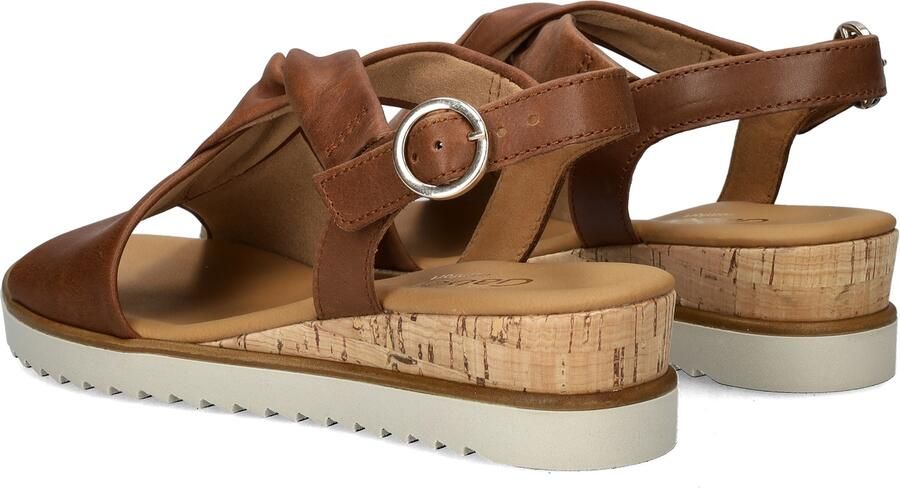 Gabor Bruine Leren Sandalen met Twist Brown Dames - Foto 4