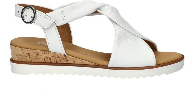 Gabor Witte Sandaal met Twist Detail White Dames - Foto 8