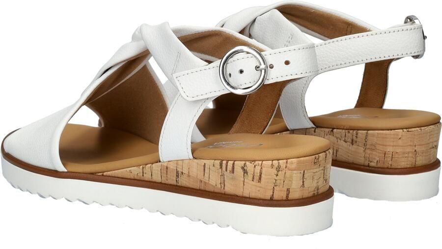 Gabor Witte Sandaal met Twist Detail White Dames - Foto 9