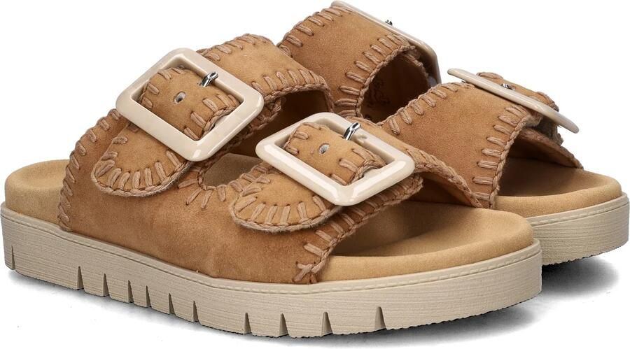 Gabor Slippers plateau comfortabele schoen zomerschoen met praktische klittenbandsluitingen - Foto 7