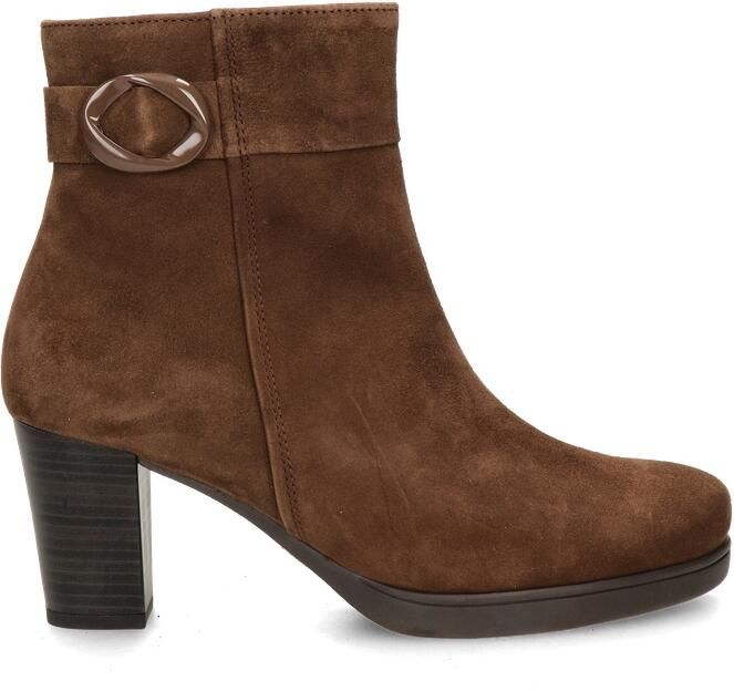 GABOR Enkellaarsjes Dames 083 Maat: 39 Materiaal: Suède Kleur: Bruin - Foto 7