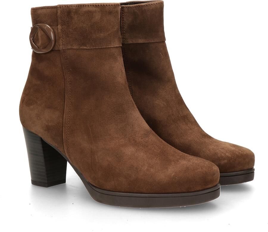 GABOR Enkellaarsjes Dames 083 Maat: 39 Materiaal: Suède Kleur: Bruin - Foto 9