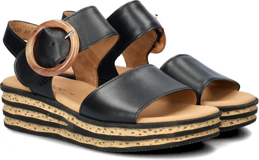 Gabor 24.550 Dames platform sandaal Zwart - Foto 6