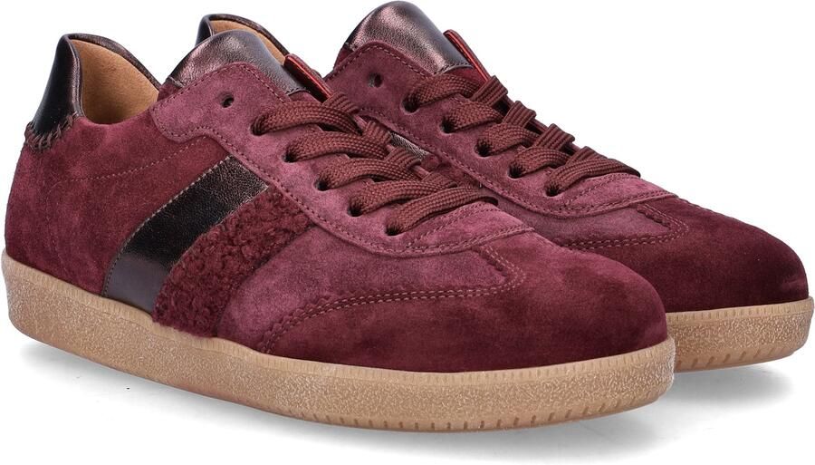 Gabor suède bordeaux dames sneakers - Foto 5