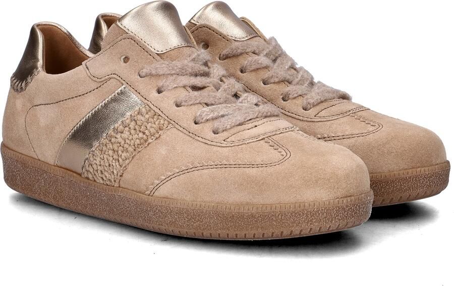 Gabor zandkleurige suède dames sneakers - Foto 5