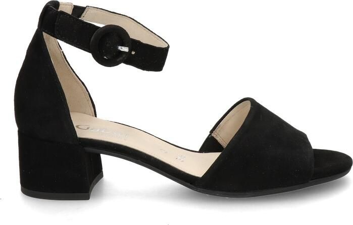 GABOR Sandalen met Hak Dames 902 Maat: 42 Materiaal: Suède Kleur: Zwart - Foto 6