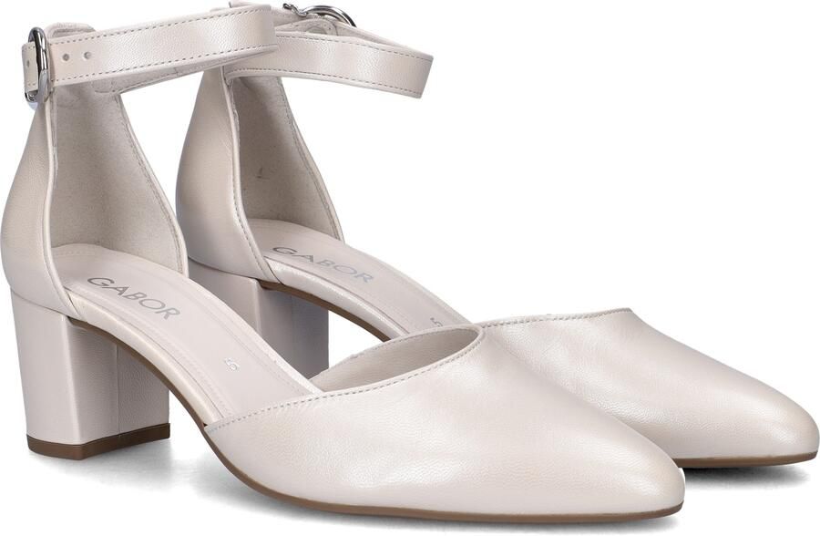 GABOR Sandalen met Hak Dames 340 Maat: 36 Materiaal: Leer Kleur: Wit - Foto 9