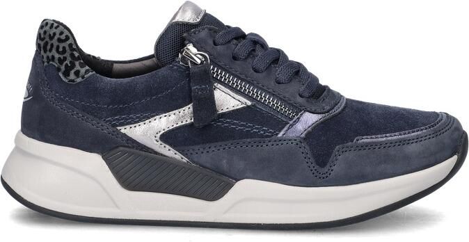 Gabor Rollingsoft Sneakers met sleehak veterschoenen lage schoen vrijetijdsschoen met zijrits - Foto 2