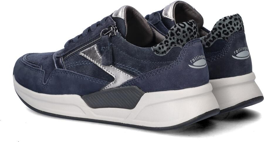 Gabor Rollingsoft Sneakers met sleehak veterschoenen lage schoen vrijetijdsschoen met zijrits - Foto 4