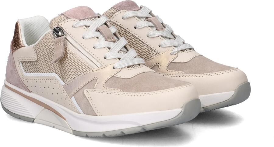 Gabor 86.878.33 Rolling Soft Sneakers beige Leer en Suede Dames Breed Beige - Foto 15