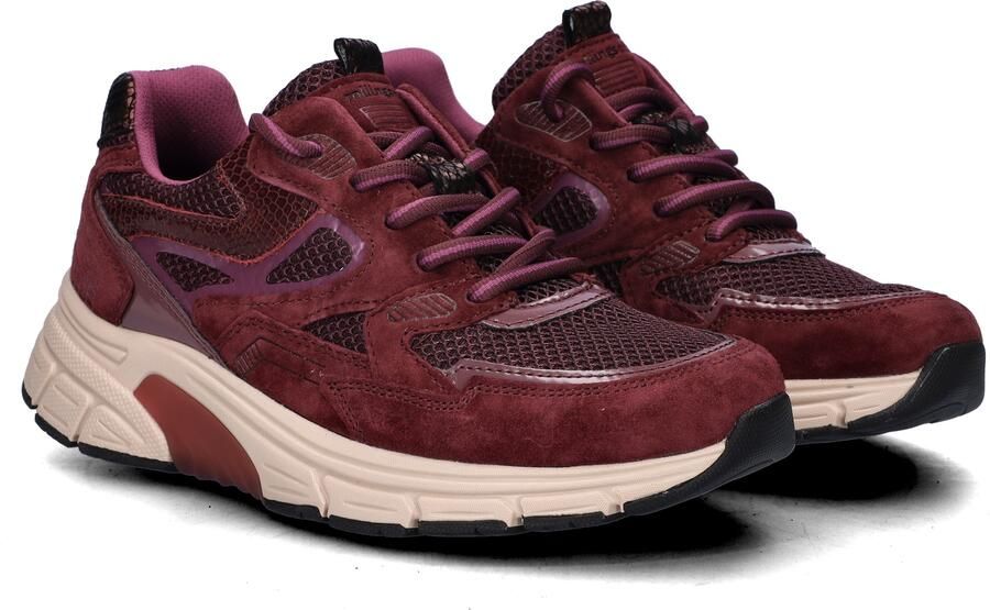 Gabor Rollingsoft Sneakers Bordeauxrood Suède - Foto 17