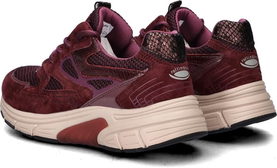 Gabor Rollingsoft Sneakers Bordeauxrood Suède - Foto 18