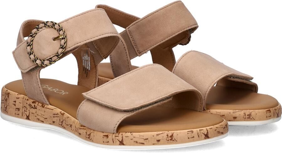 Gabor Sandalen Plat Sandalen Plat beige - Foto 12