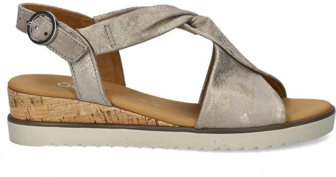 GABOR Sandalen met Hak Dames 751.1 Maat: 38 Materiaal: Leer Kleur: Taupe - Foto 11
