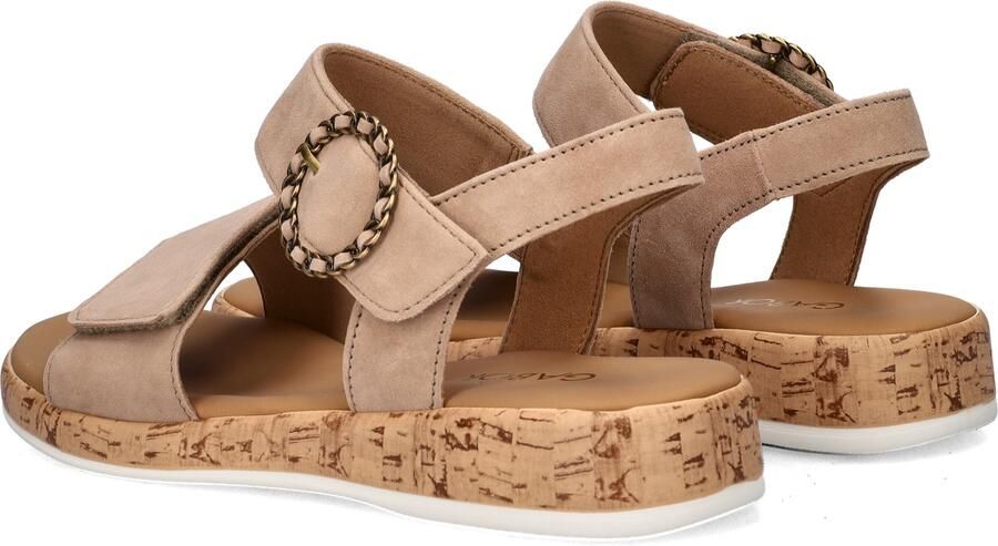 Gabor Sandalen Plat Sandalen Plat beige - Foto 14
