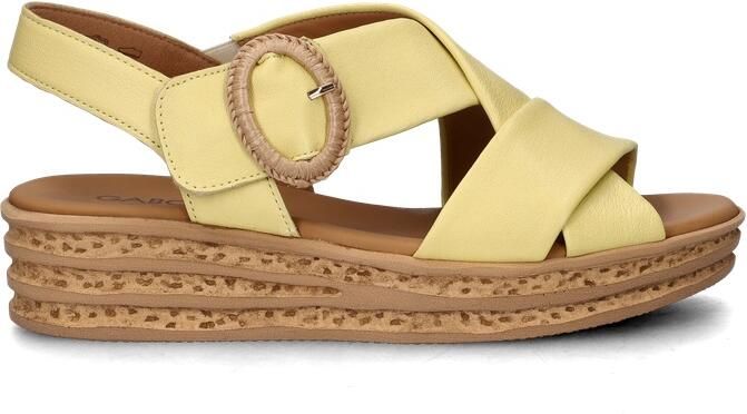 Gabor Sandalen geel Leer - Foto 2