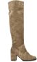 Gabor 95.629.14 Beige Lange velours laarzen smalle leest - Thumbnail 2