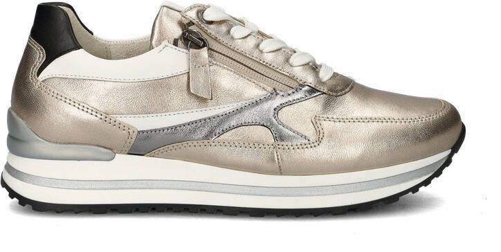 GABOR Lage Sneakers Dames 526 Maat: 36 Materiaal: Leer Kleur: Beige - Foto 2