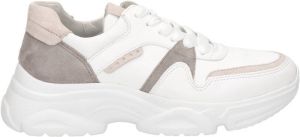 Gabor chunky leren sneakers wit beige