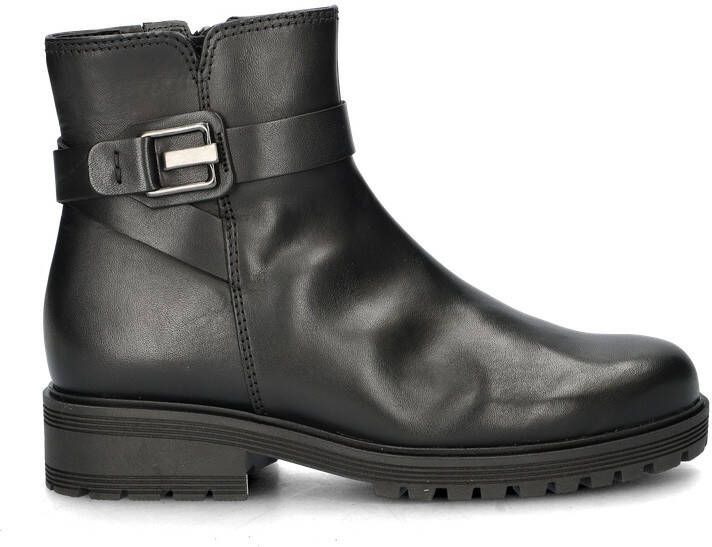 GABOR Enkellaarsjes Dames 762 Maat: 39 Materiaal: Leer Kleur: Zwart - Foto 4