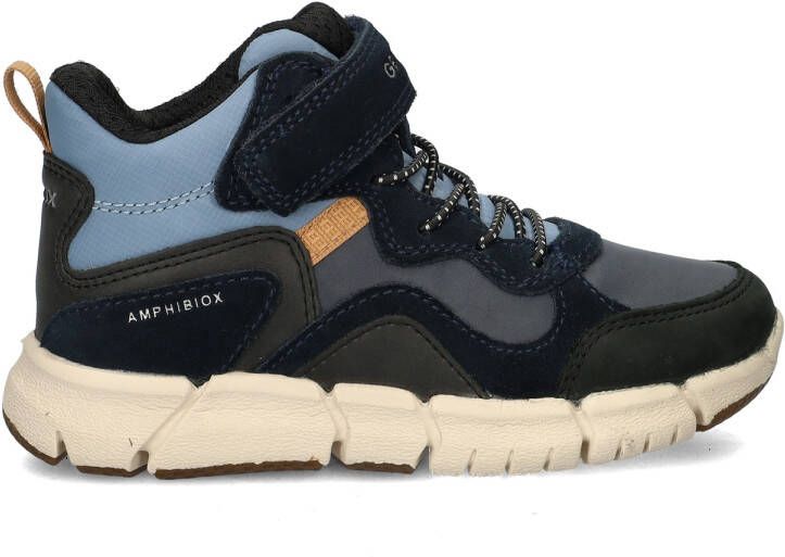 Geox J Flex Blauw Jongens Imitatieleer Meerkleurig 30 Sneakers - Foto 4