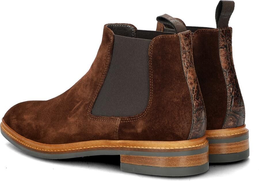 Giorgio Azzurro heren chelseaboot Bruin - Foto 4