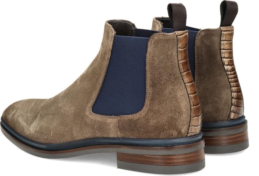 Giorgio Azzurro heren chelseaboot Taupe - Foto 4