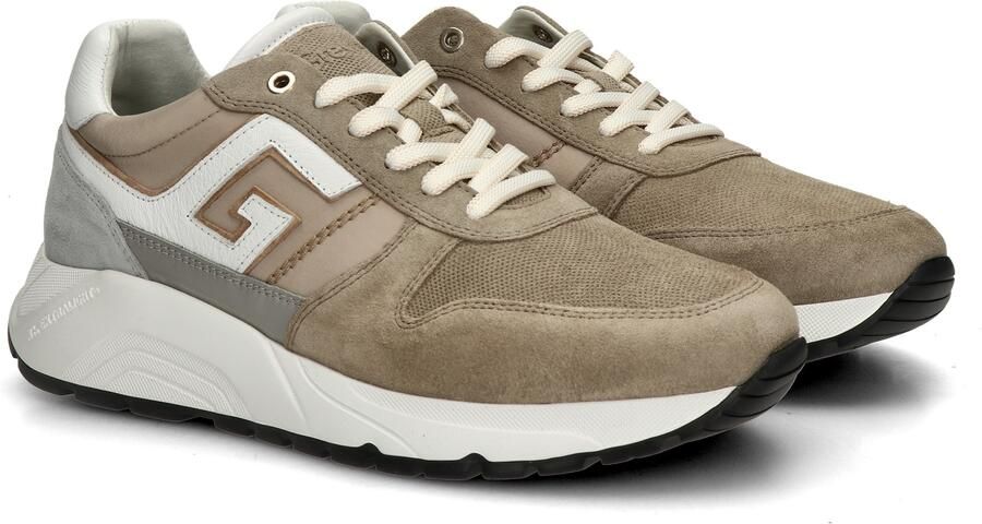GREVE Lage Sneakers Heren Arnhem Maat: 43 Materiaal: Leer Kleur: Beige - Foto 5