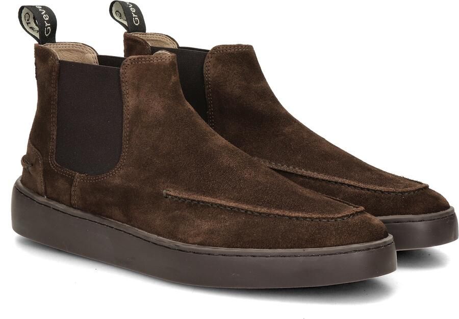 GREVE Chelsea Boots Heren Wave 2701 Maat: 45 Materiaal: Suède Kleur: Bruin - Foto 6