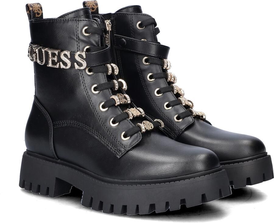 GUESS dameslaarzen met veters Ficki zwart - Foto 4