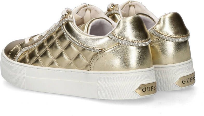 Guess Gouden sprankelende sneakers voor vrouwen - Foto 4