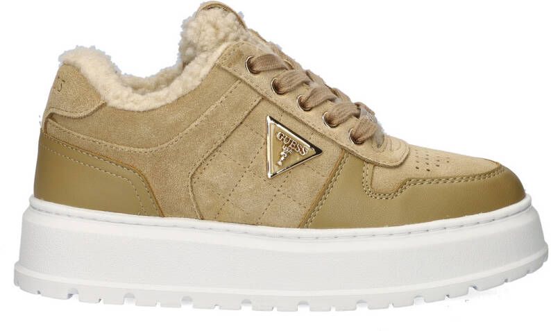 Guess Leren sneakers met voering van teddybont model 'TERRIA' - Foto 2