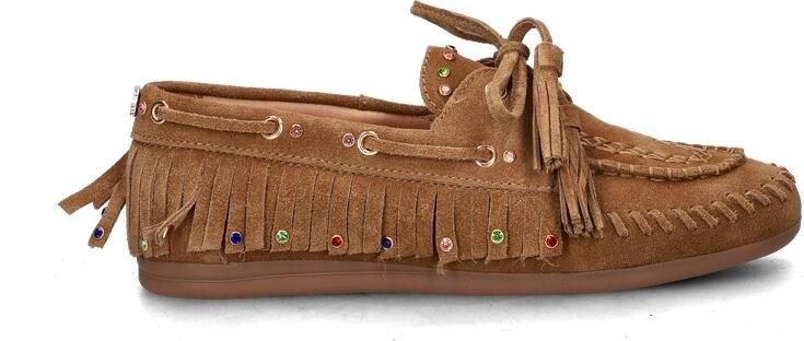 Haboob Yara suède mocassins cognac - Foto 7