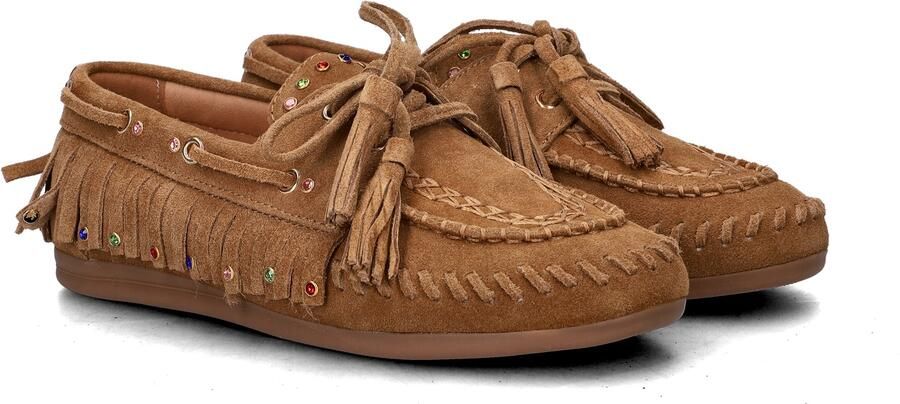 Haboob Yara suède mocassins cognac - Foto 8