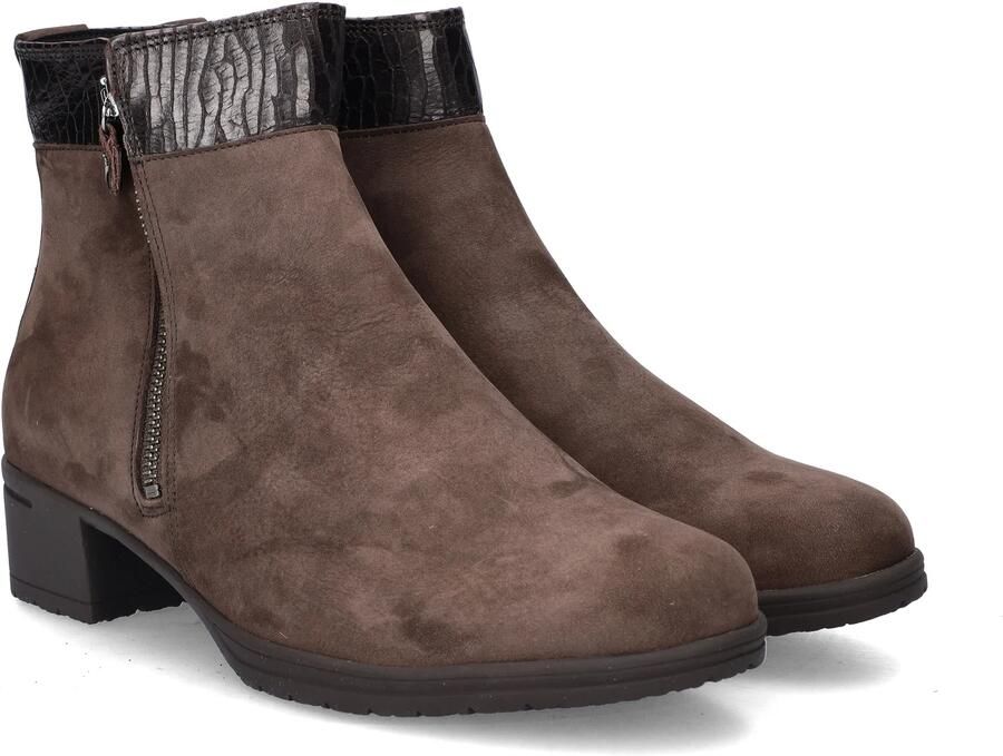 Hartjes 172.0247 24 41.77 Veterschoenen Grijs Nubuck Dames Breedtemaat H Grijs - Foto 11