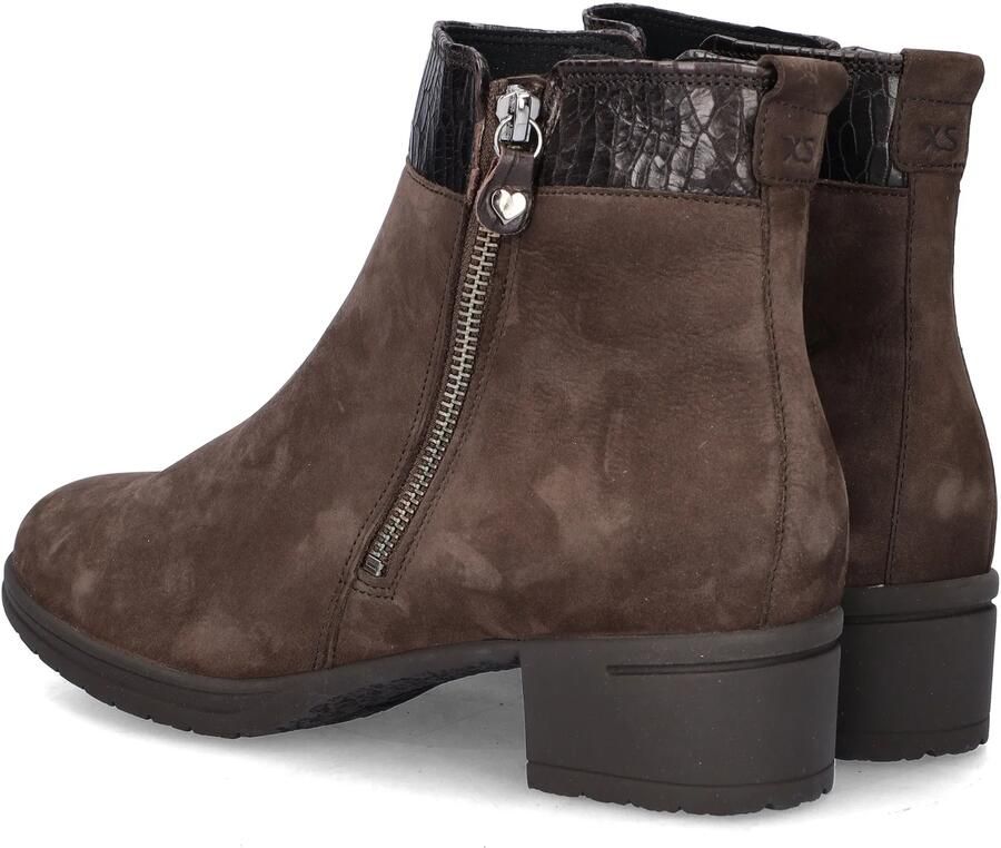 Hartjes 172.0247 24 41.77 Veterschoenen Grijs Nubuck Dames Breedtemaat H Grijs - Foto 3