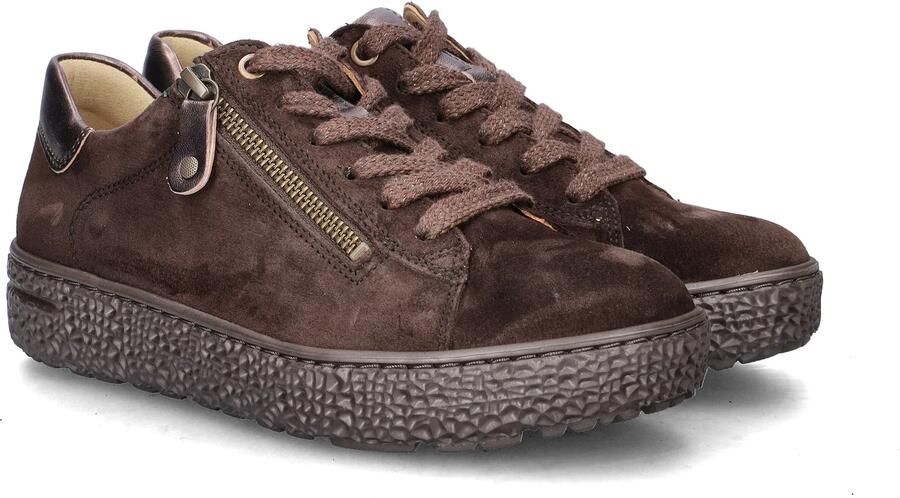 Hartjes 162.1417 34 77.38 H Sneakers Donker Bruin Suede Dames Donker Bruin - Foto 14