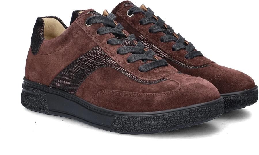 Hartjes 162.2702 34 78.78 Sophie Sneakers Bruin Suede Dames Breedtemaat H Bruin - Foto 5