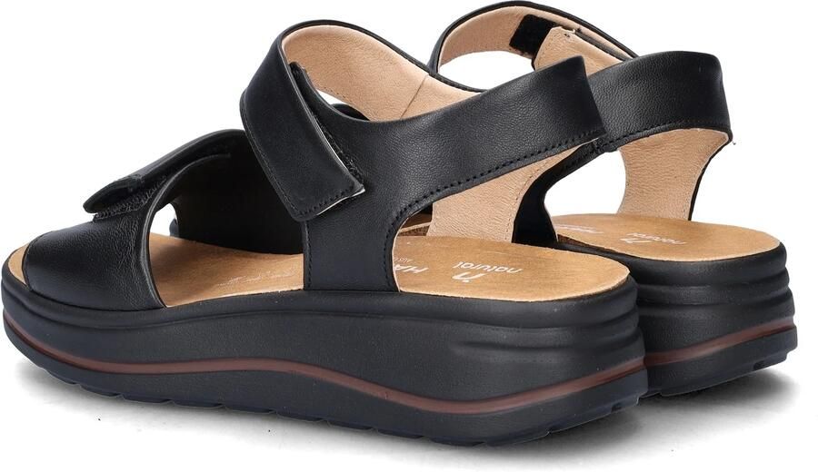 Hartjes 132.2002 10 01.00 H Zwarte Leren Dames Sandalen 100% Chroomvrij Zwart - Foto 7