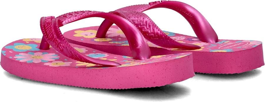 Havaianas HAV. KIDS FLORES Roze FLUX Roze GUM Meisjes Slippers Roze flux Roze gum - Foto 7