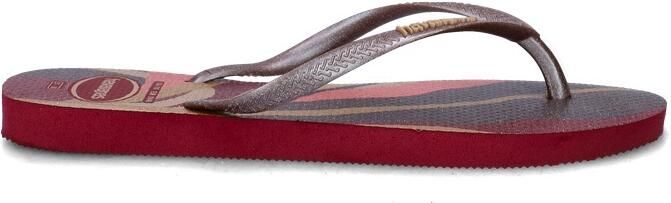 Havaianas Slim Palette Flow Flip Flops Dames Roze- Dames Roze - Foto 6