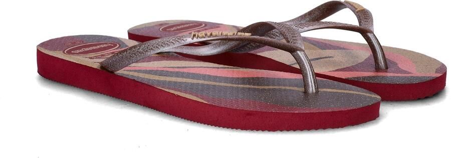 Havaianas Slim Palette Flow Flip Flops Dames Roze- Dames Roze - Foto 7