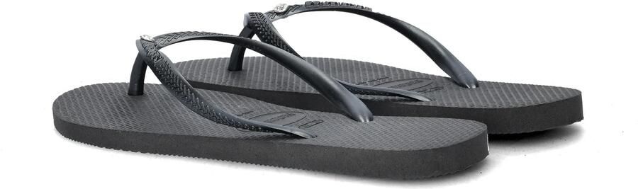 HAVAIANAS Teenslippers Dames Slim Crystal Sw Ii Maat: 31 32 Materiaal: Rubber Kleur: Zwart - Foto 9